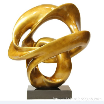 modern resin sculpture for hotel decoration